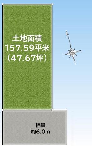 春日部市粕壁東6丁目 売地 の外観画像