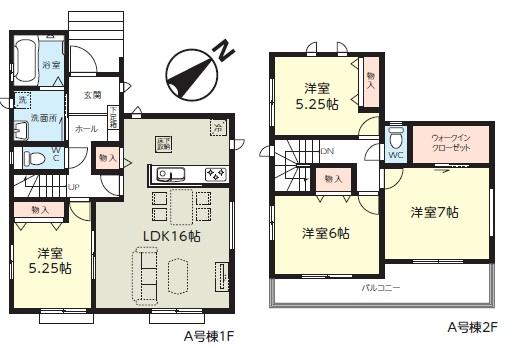 【仲介手数料無料】春日部市豊町1丁目 新築一戸建て の外観画像