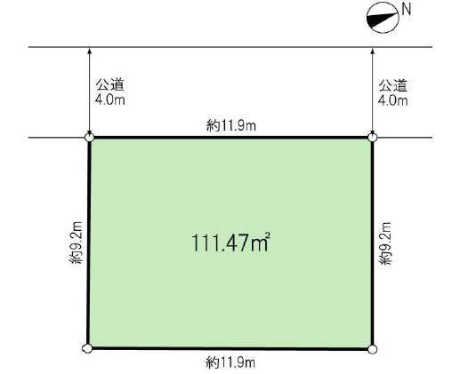 越谷市南荻島 売地 の外観画像
